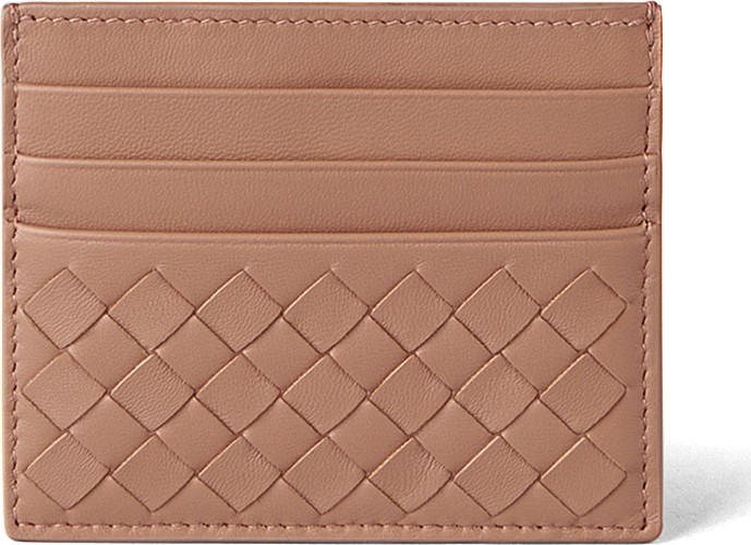 Bottega Veneta Woven Leather Credit Card Case