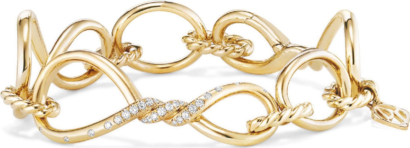 David Yurman Continuance 18K Gold Chain Bracelet