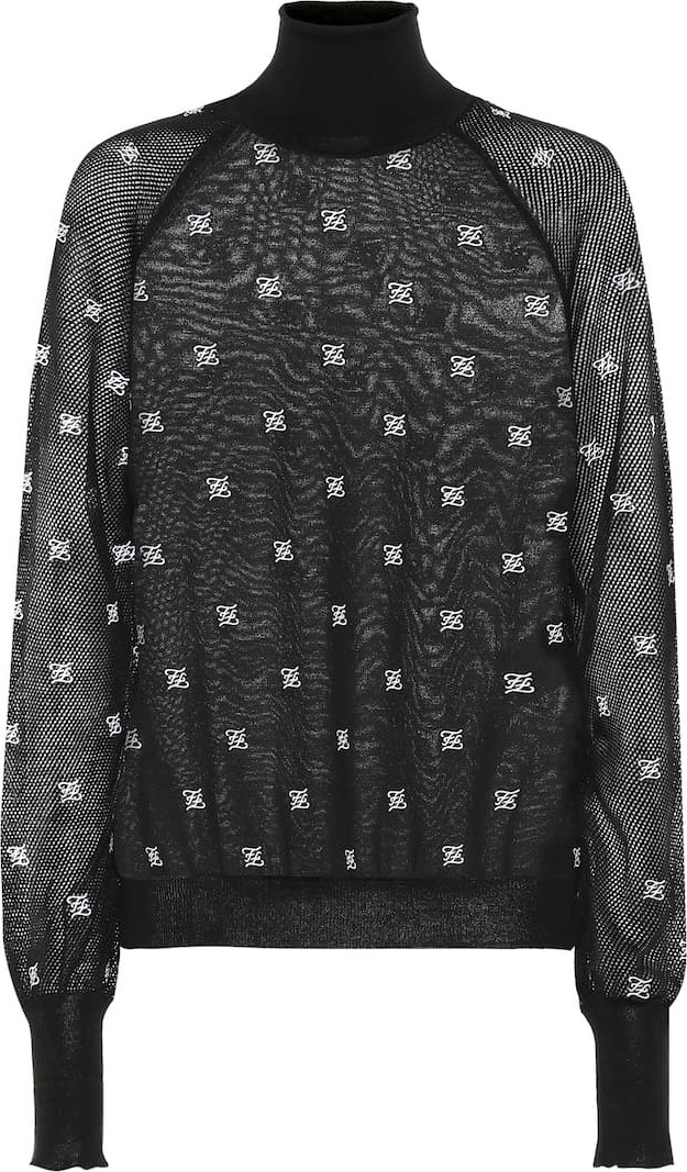 Fendi Wool, silk and cashmere sweater