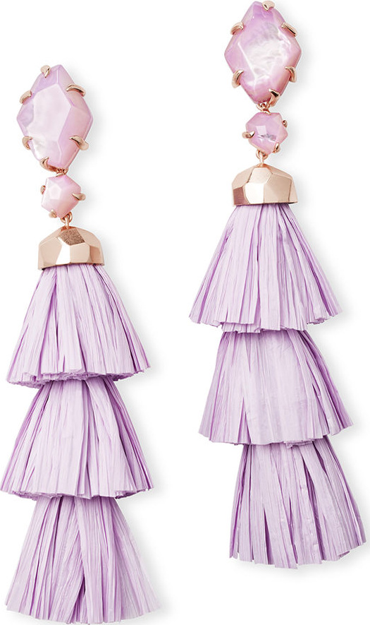 Kendra Scott Denise Tassel-Drop Statement Earrings