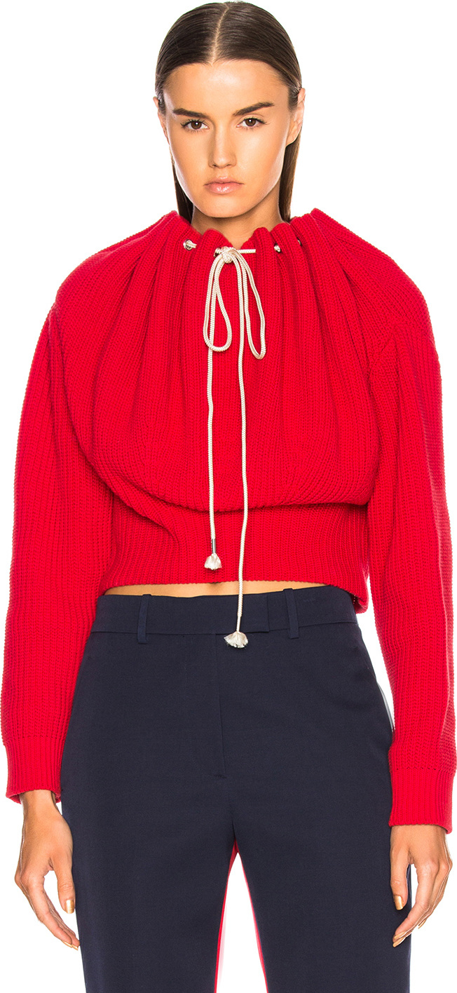 Calvin Klein 205W39NYC Drawstring Neck Sweater