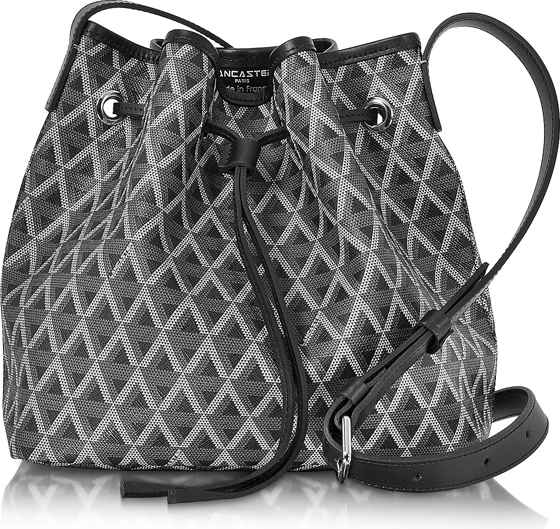 Lancaster Ikon Small Coated Canvas Bucket Bag
