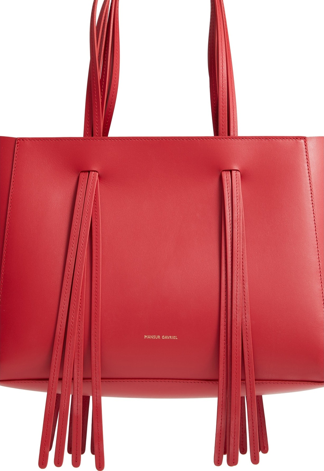 Mansur Gavriel Fringe Leather Satchel