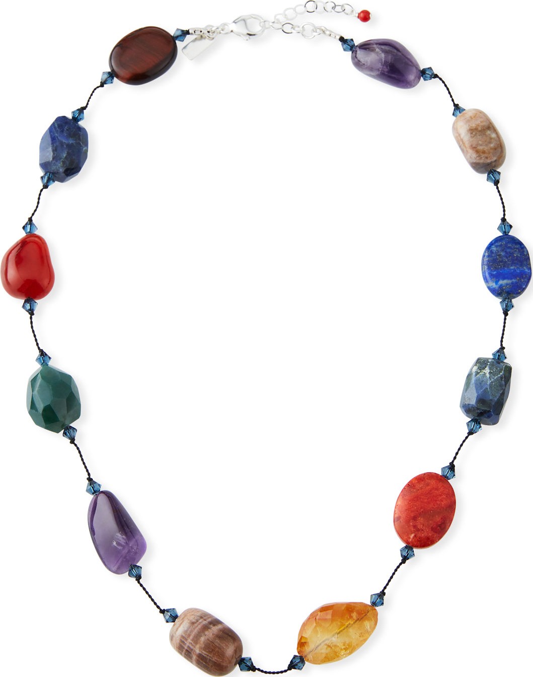 Margo Morrison Short Mixed-Stone Necklace, 18"L