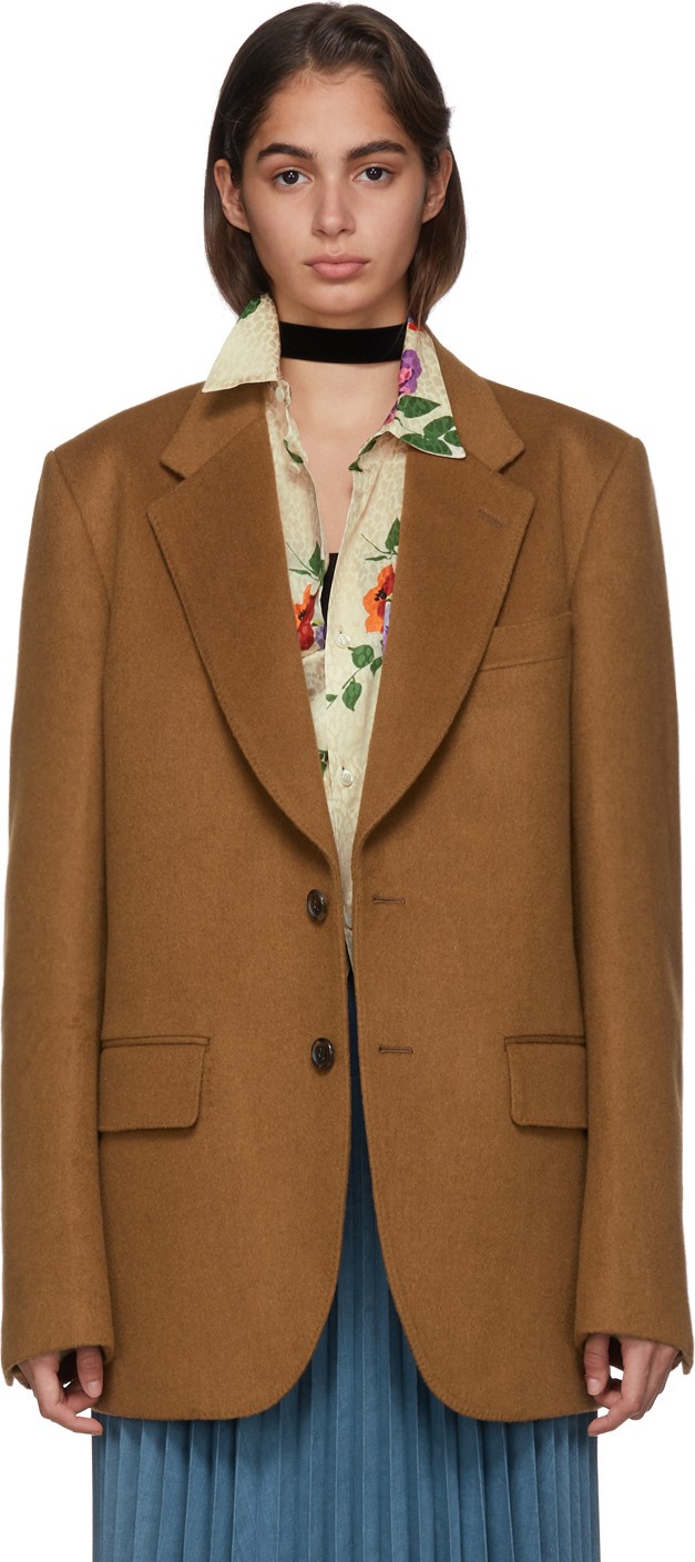 Junya Watanabe Tan Wool Blazer