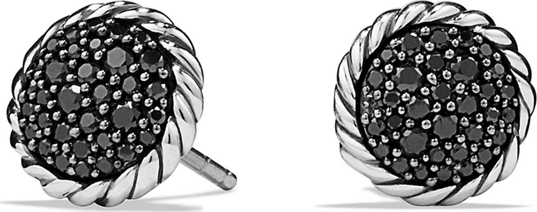 David Yurman Chatelaine Pave Earring with Black Diamonds