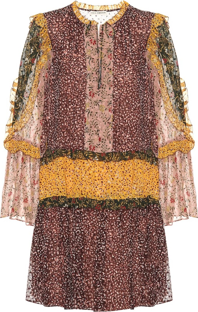 Ulla Johnson Essie silk georgette minidress