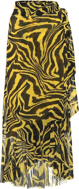 Ganni Exclusive to Mytheresa – Animal-print wrap skirt