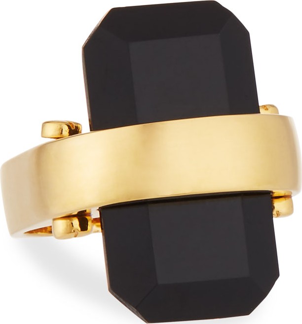 Lele Sadoughi Sandbar Stone Ring