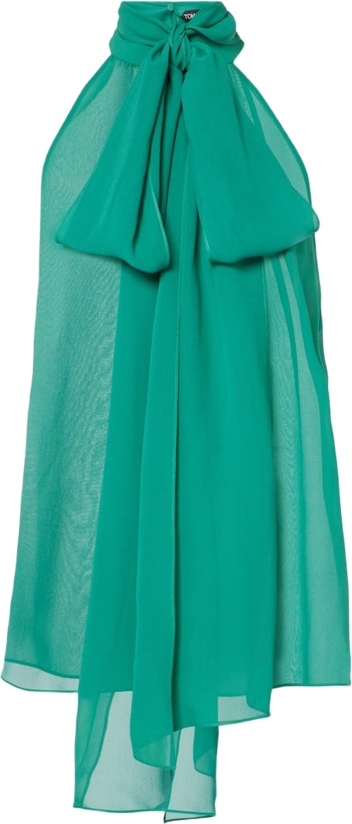 TOM FORD - Silk georgette minidress