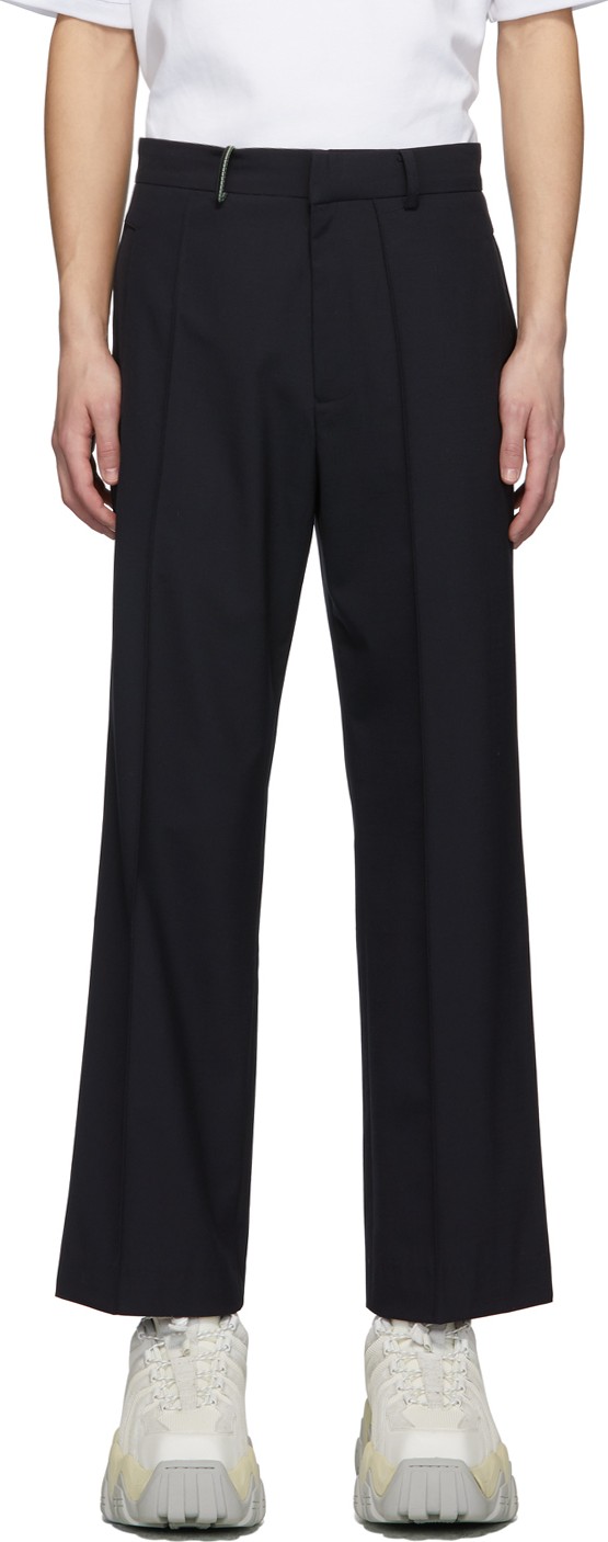 ADER error Navy Pocket Detail Trousers