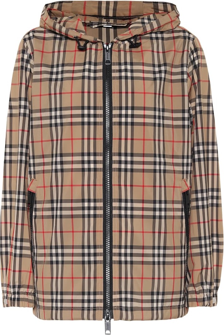Burberry London England Vintage Check hooded jacket