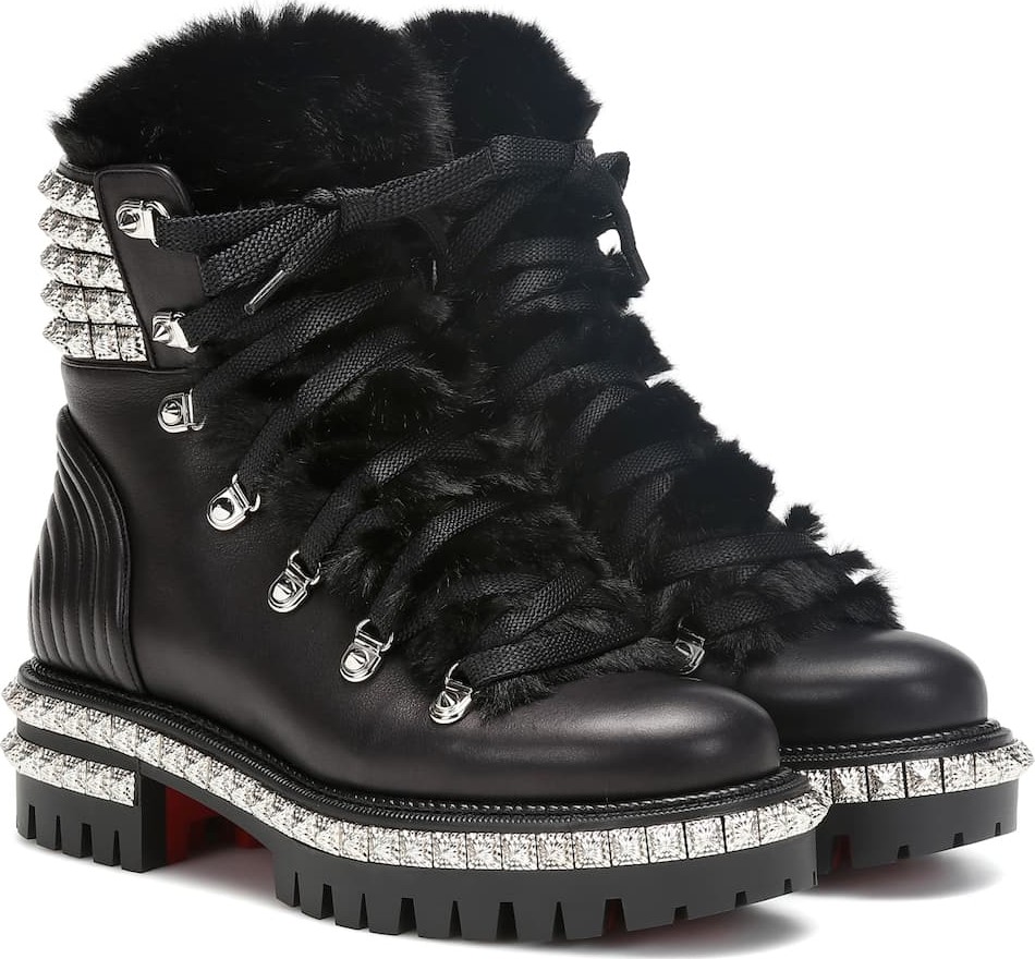 Christian Louboutin Yeti Donna leather ankle boots