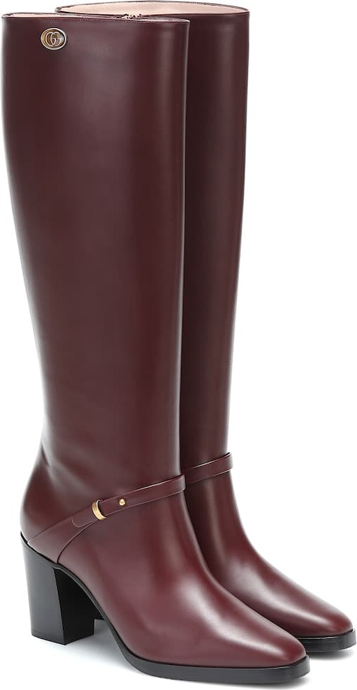 Gucci Embellished leather boots