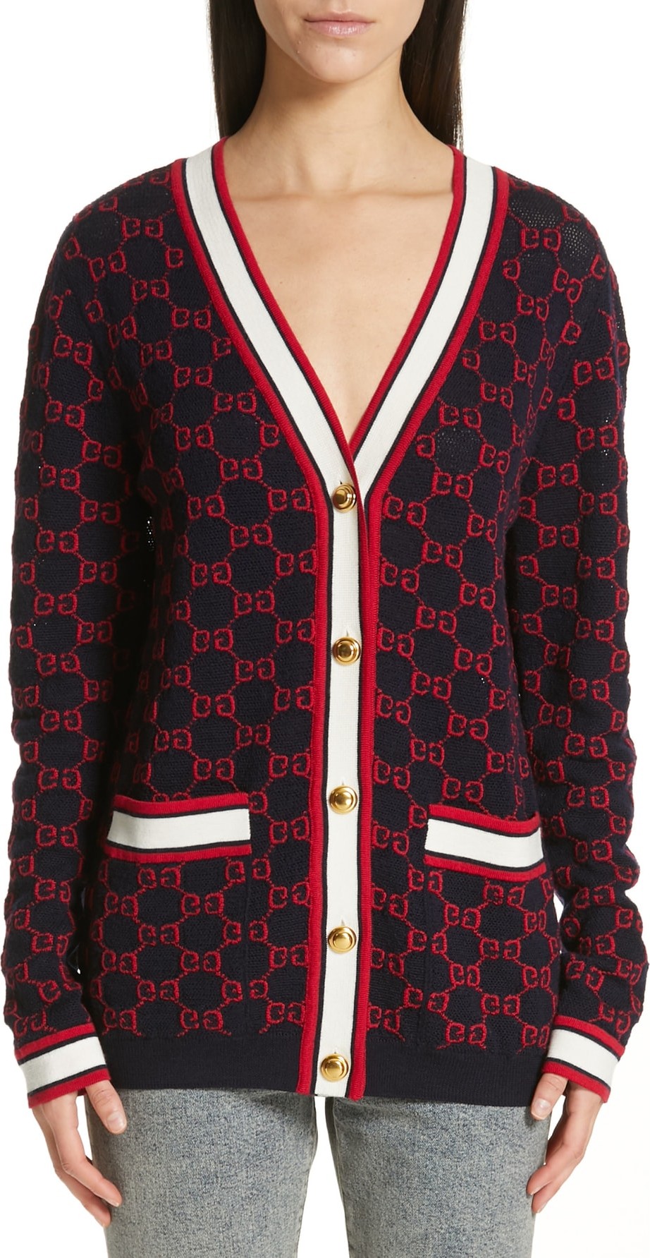 Gucci GG Wool Cardigan