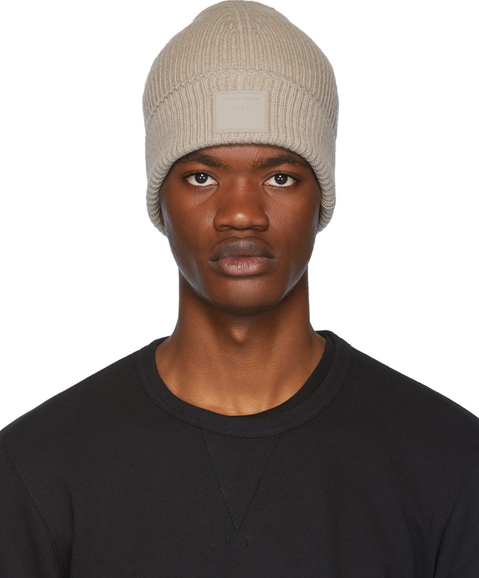 Tiger Of Sweden SSENSE Exclusive Beige Wool Hollein Beanie