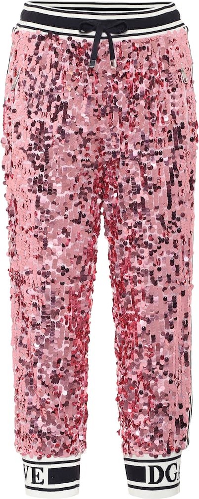 Dolce & Gabbana Sequined trackpants