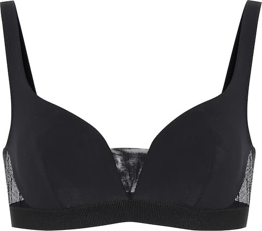 Stella McCartney Mesh-trimmed bikini top