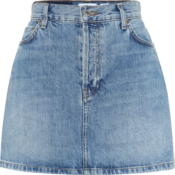 RE/DONE 60s high-rise denim miniskirt