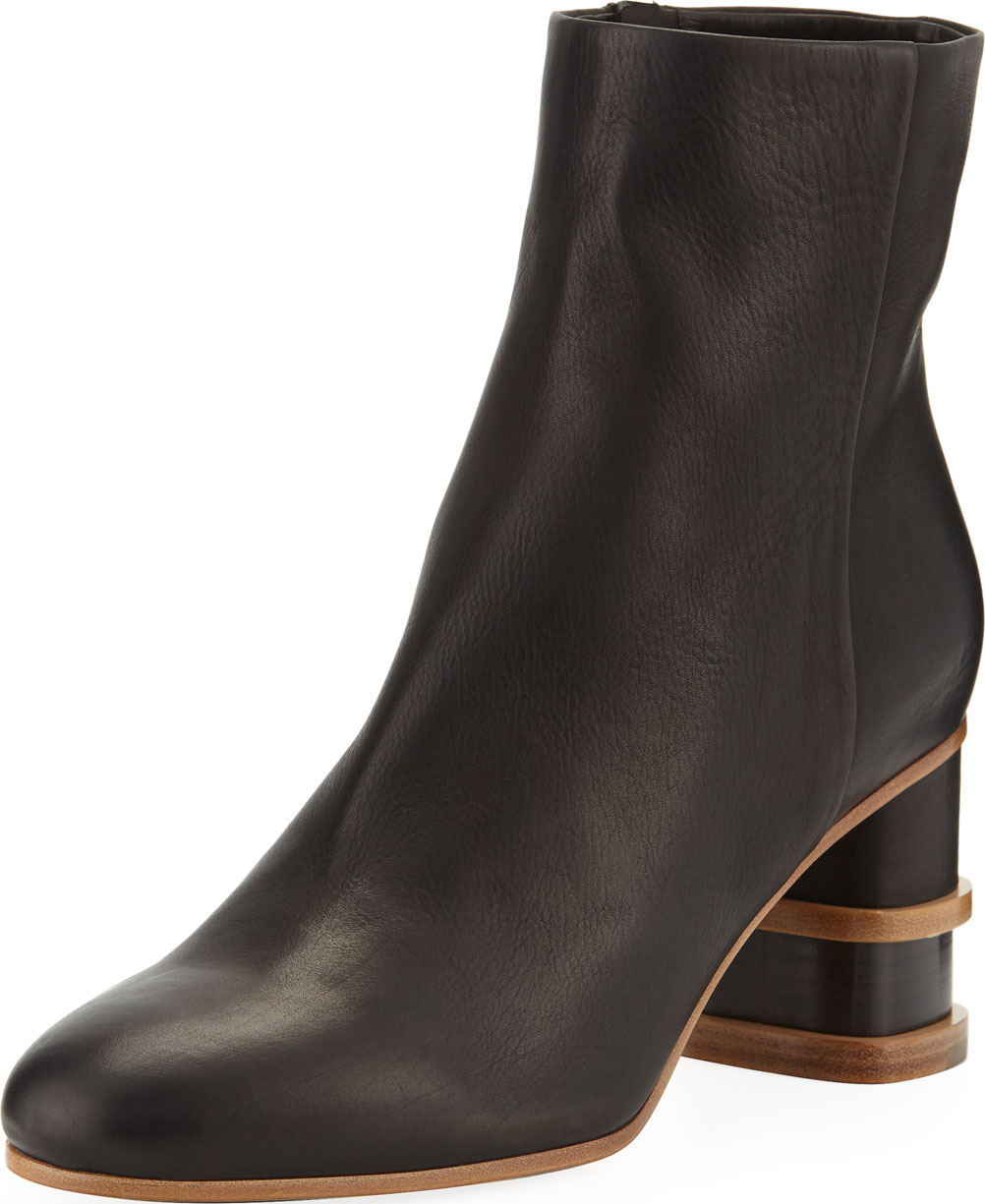 Gabriela Hearst Miguel Two-Tone Booties