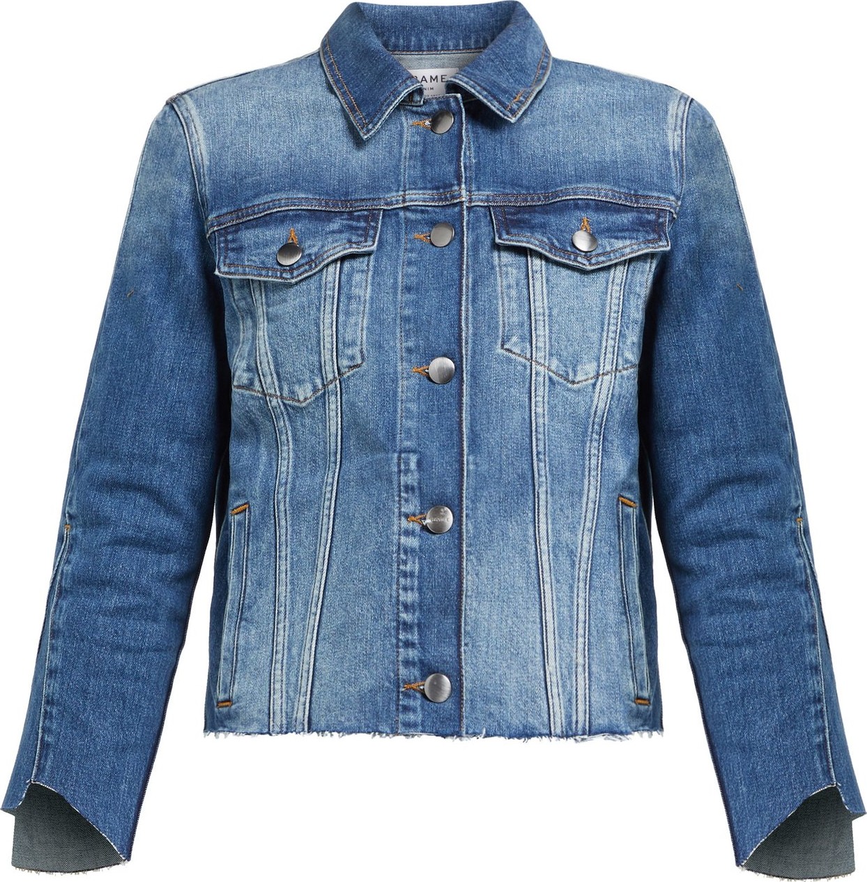 FRAME DENIM Le Jacket raw-edged denim jacket