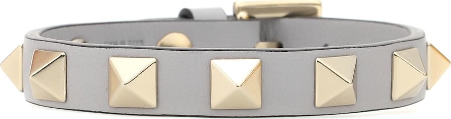 Valentino Valentino Garavani Rockstud leather bracelet