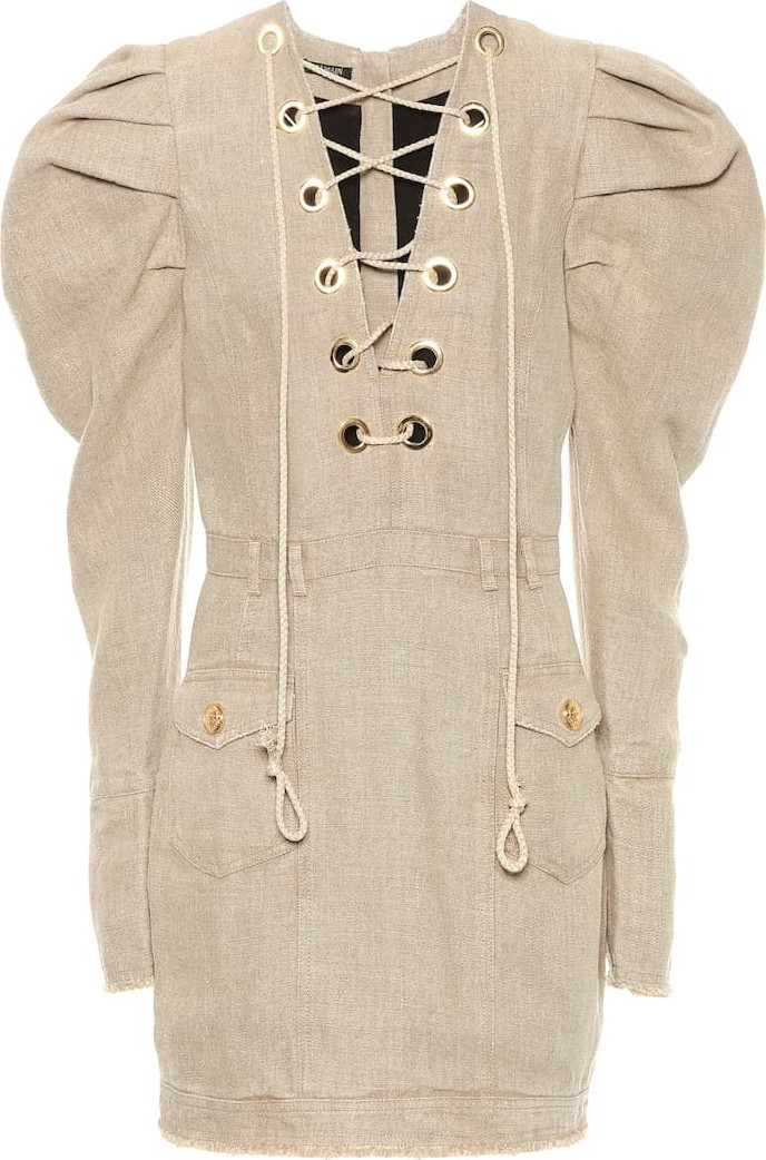 Balmain Linen minidress