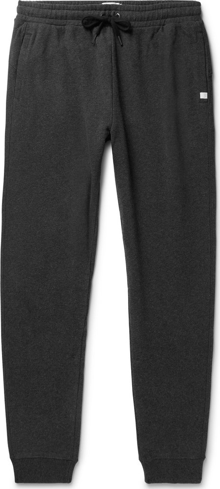 Derek Rose Devon Tapered Brushed Loopback Cotton-Jersey Sweatpants