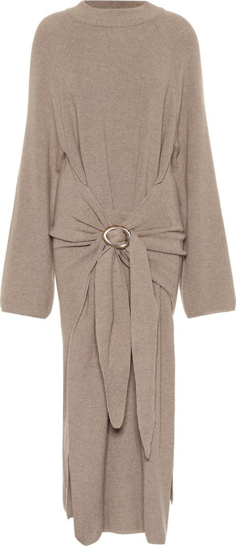 Nanushka Mahali merino wool blend dress