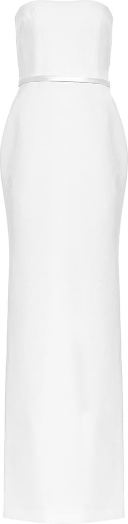 Alex Perry Paige satin-crêpe bridal gown