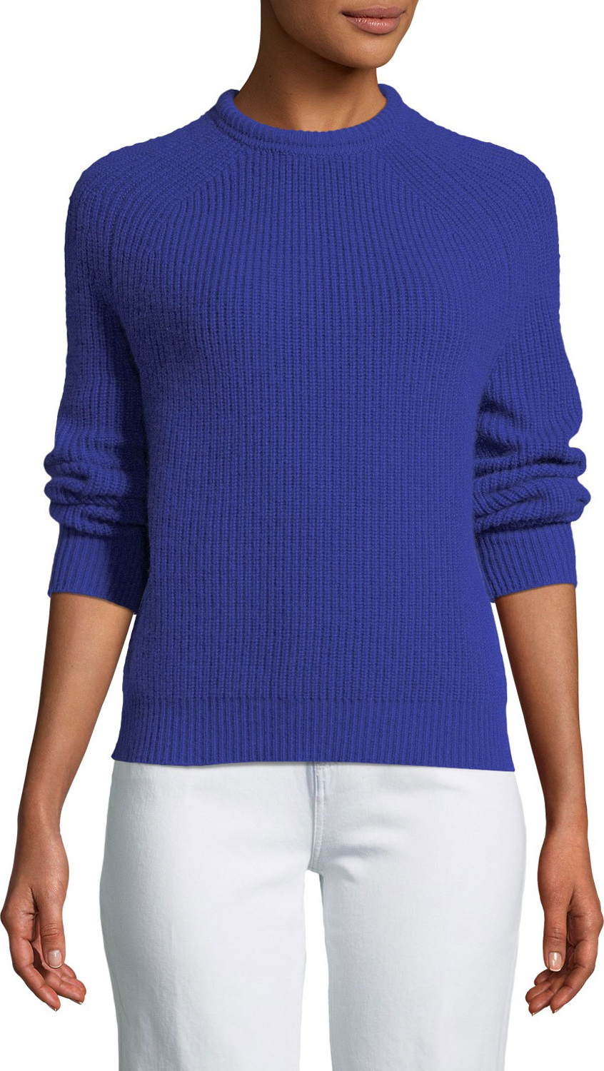 Forte Forte English-Knit Cashmere Crewneck Sweater