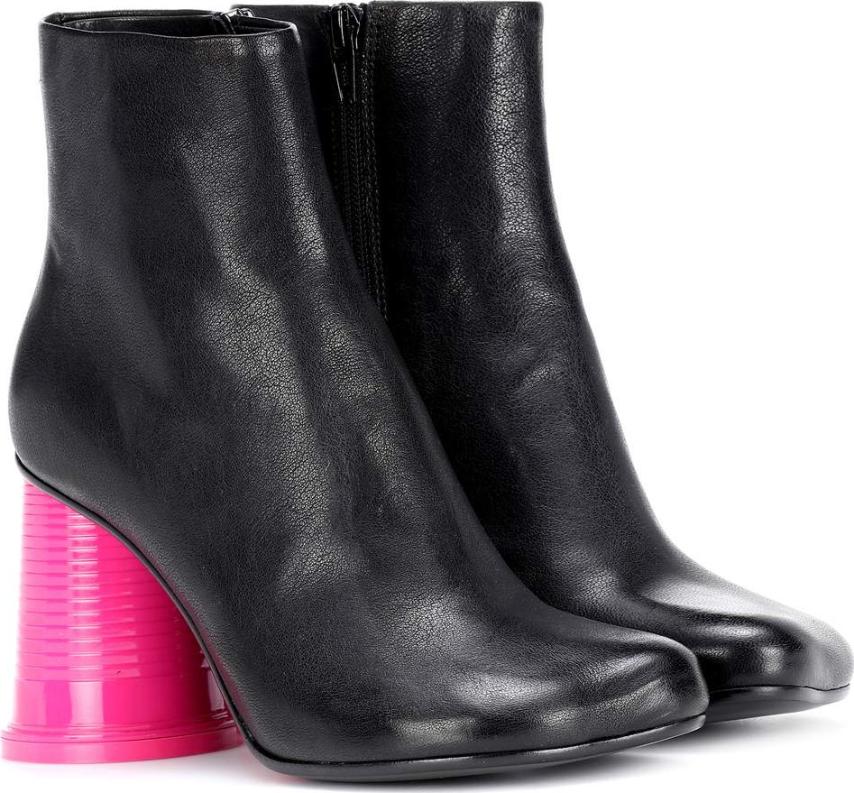 MM6 Maison Margiela Leather ankle boots