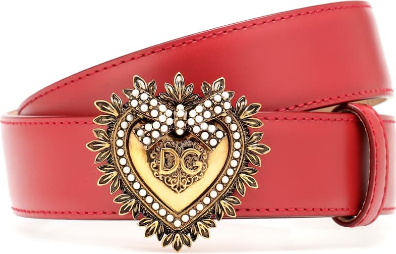 Dolce & Gabbana Devotion leather belt