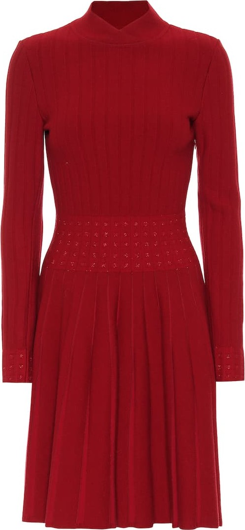 Alaïa Ribbed-jersey dress