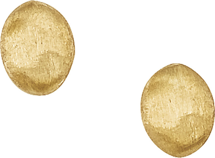Marco Bicego Siviglia 18k Yellow Gold Oval Button Stud Earrings