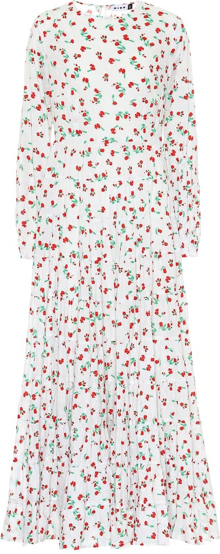 RIXO LONDON Pip floral cotton maxi dress