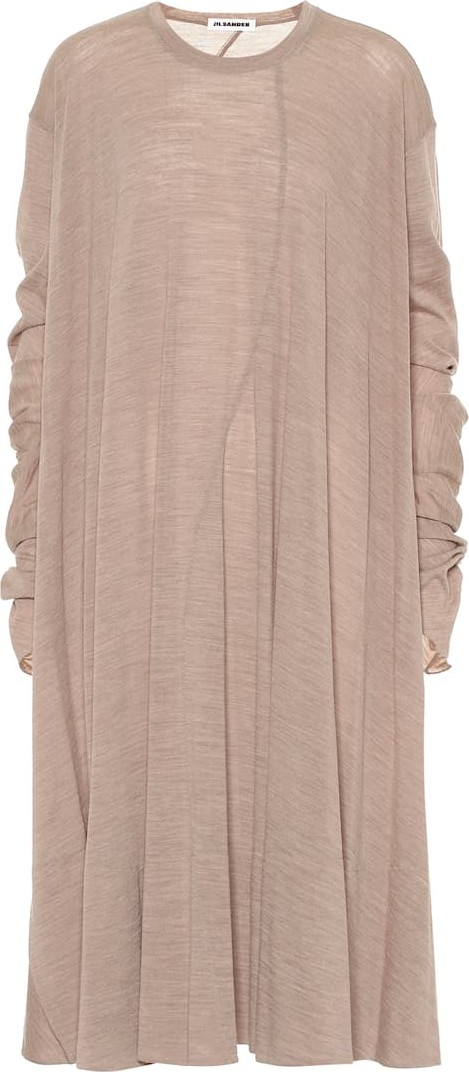 Jil Sander Wool-blend dress