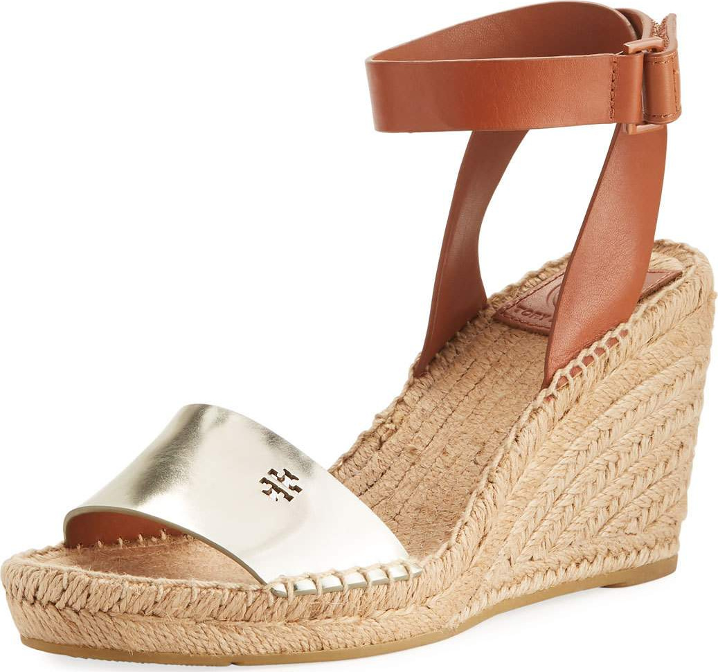 Tory Burch Bima Two-Tone Wedge Espadrille
