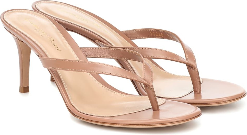 Gianvito Rossi Calypso 70 leather sandals