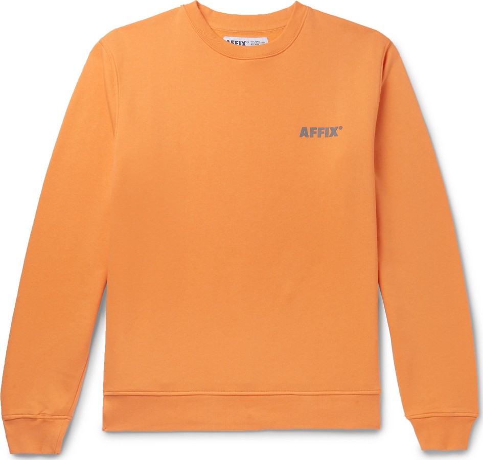 Affix Logo-Appliquéd Fleece-Back Cotton-Jersey Sweatshirt