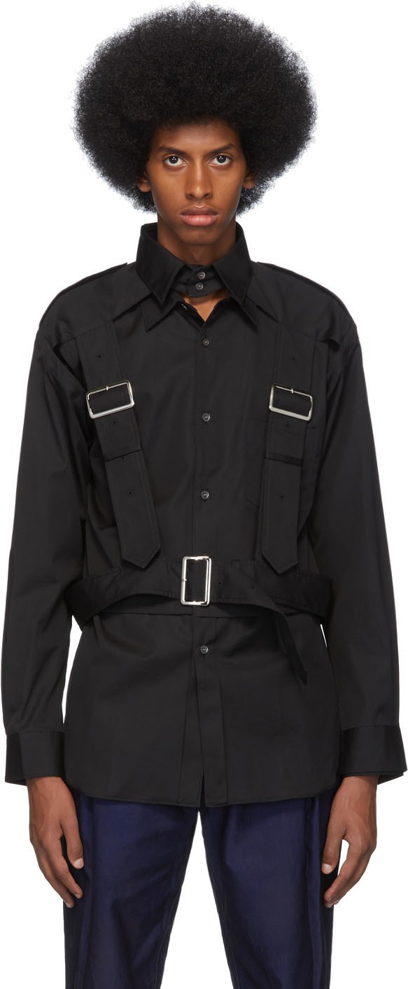 Comme Des Garcons Black Harness Shirt