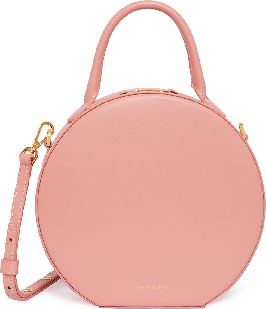 Mansur Gavriel Leather Circle Crossbody Bag