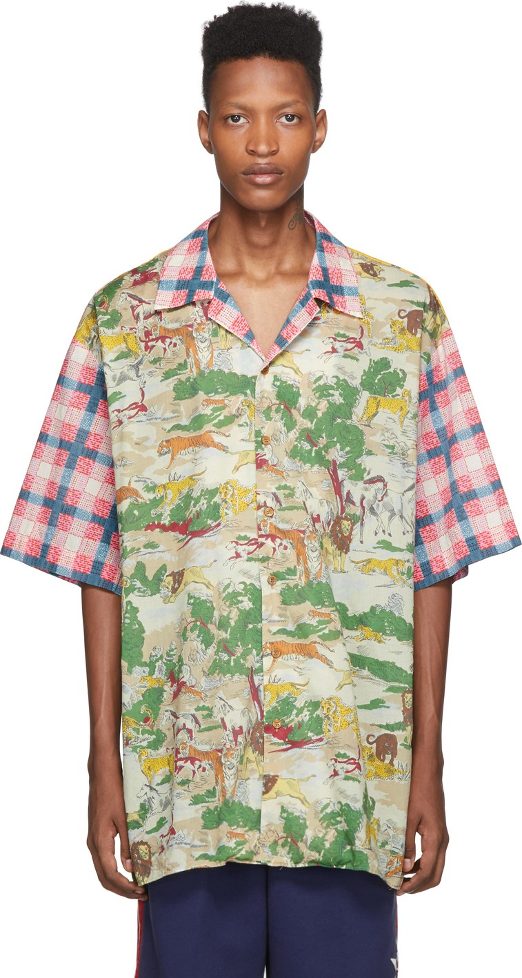 Gucci Multicolor Animals Shirt