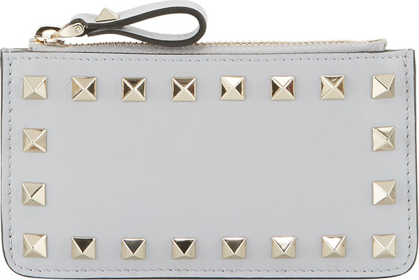 Valentino Rockstud Key-Chain Card Case