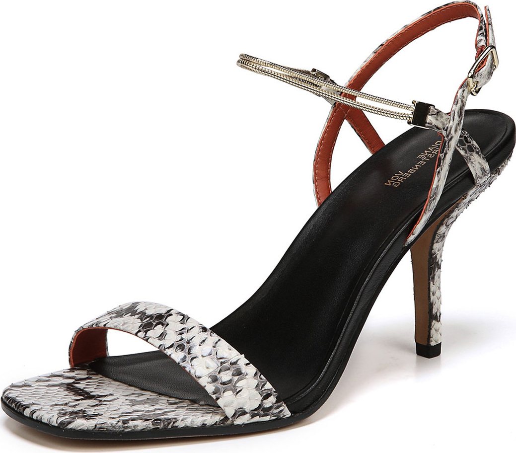 DIANE von FURSTENBERG Frankie Snake-Print Strappy Sandal