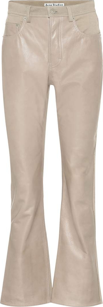 Acne Studios Leather-coated pants