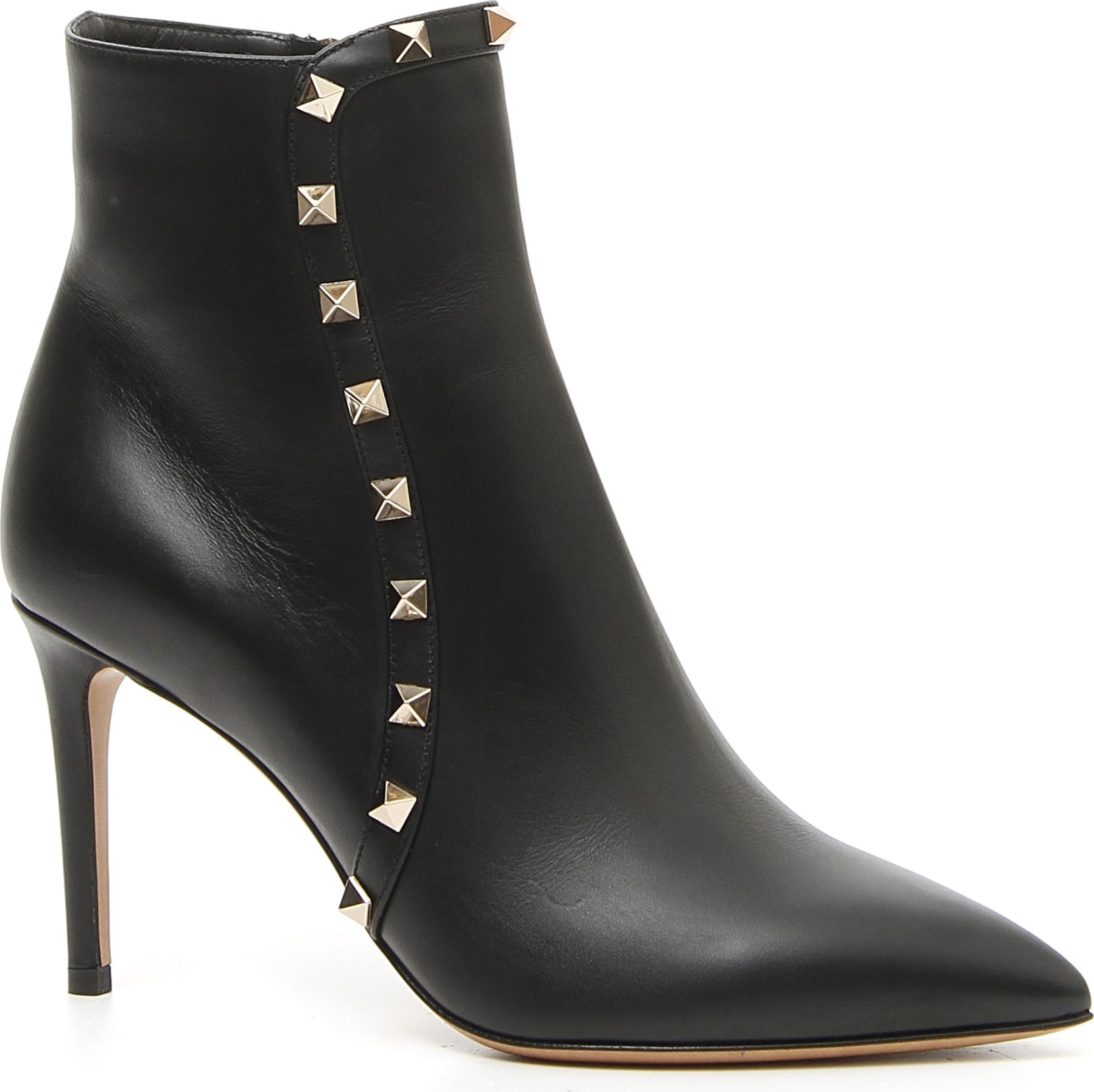 Valentino Rockstud Pointy Toe Bootie