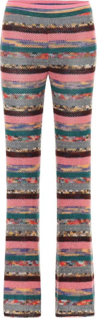 Missoni Knitted wool-blend pants