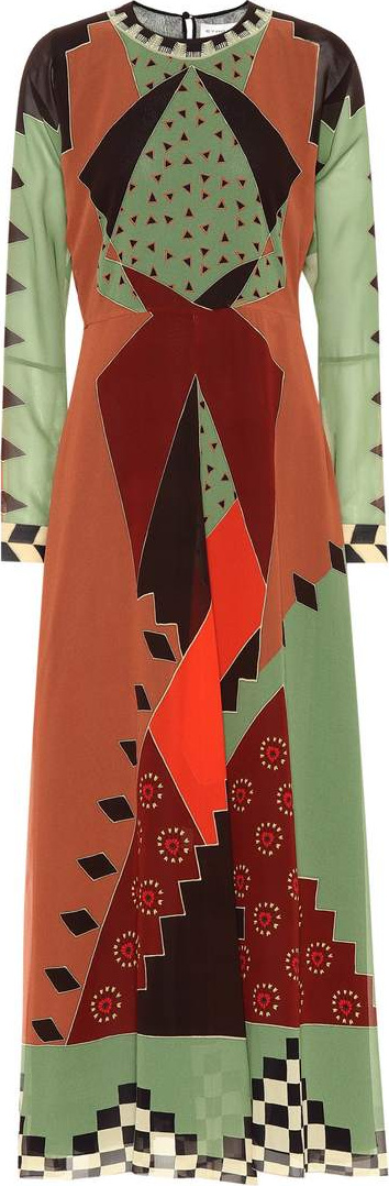Etro Printed silk dress