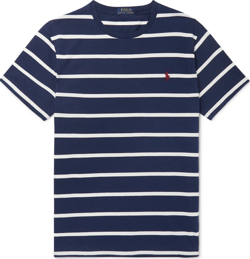 Polo Ralph Lauren Slim-Fit Striped Cotton-Jersey T-Shirt